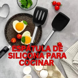 espátula de silicona para cocinar